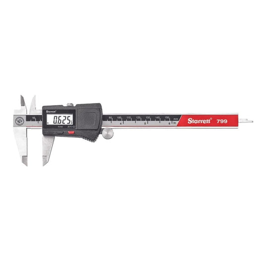 Starrett EC799A-6/150 Electronic Caliper – 6" (150mm) Stainless Steel Digital Vernier