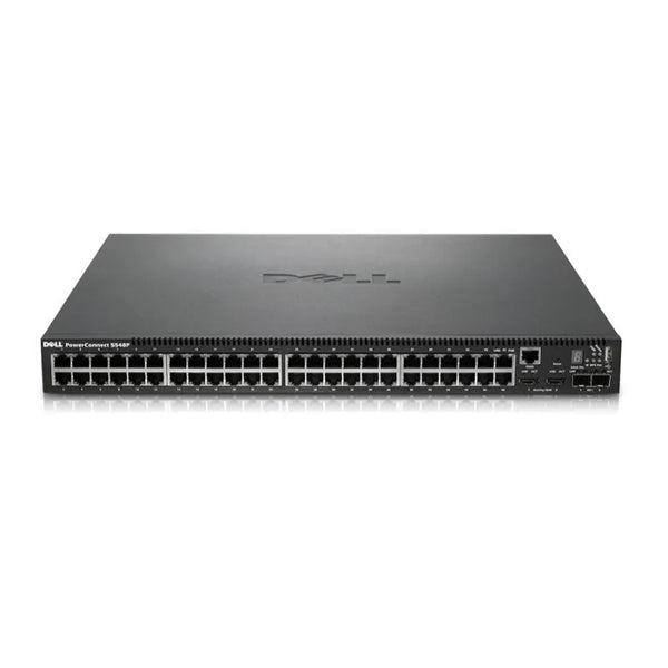 Dell 032YKV PowerConnect 5548P 48xPorts PoE 10/100/1000Base-T + 2xPorts SFP+ Layer3 Managed Gigabit Ethernet Stackable Network Switch Dell Part Number: 032YKV