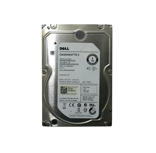 Dell 0GRG0J 1TB 7200RPM SAS 6Gb/S 64MB Cache 3.5-Inch Hard Drive Dell Part Number: 0GRG0J
