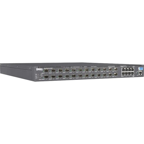 Dell 0YJ046 PowerConnect 6000 Series 6024F 24 X Ports SFP + 8 X Ports GE Layer 3 Managed Gigabit Ethernet Network Switch Dell Part Number: 0YJ046