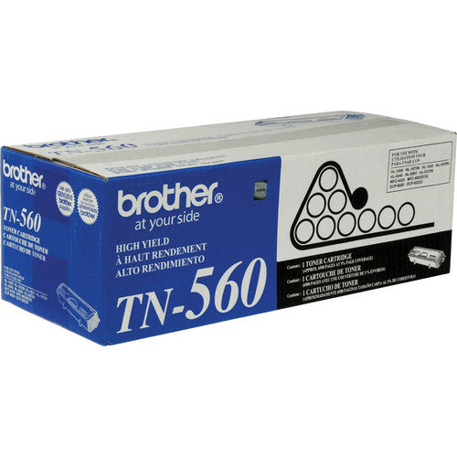 Brother TN-560 High-Yield Black Toner Cartridge – Crisp & Long-Lasting Prints BRTN560