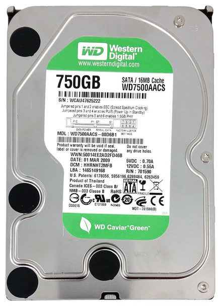 WD7500AACS-00D6B1