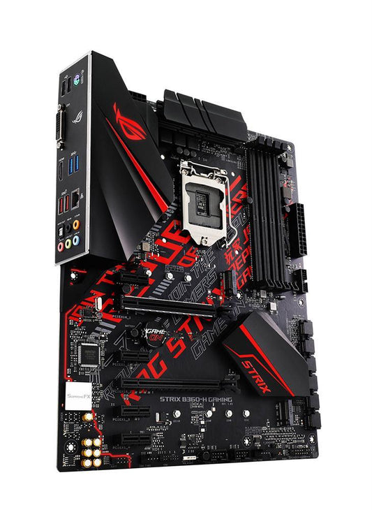 ASUS ROG STRIX B360-H GAMING ATX Motherboard – LGA1151, Intel B360 Chipset (90MB0WM0-M0EAY0)