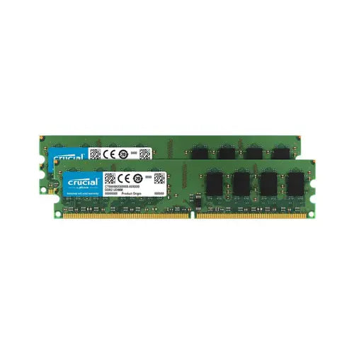 Crucial Technology CT782888 4GB Kit (2 X 2GB) DDR2-667MHz PC2-5300 ECC Fully Buffered CL5 240-Pin DIMM Memory For PowerEdge 2950 III Crucial Part Number: CT782888