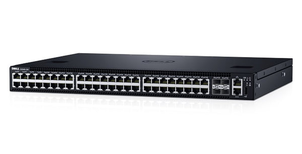 Dell 210-AEDR PowerSwitch S3048-ON 48xPorts 10/100/1000Base-T + 4xSFP+ Ports Layer3 Managed 1U Gigabit Ethernet Switch Dell Part Number: 210-AEDR