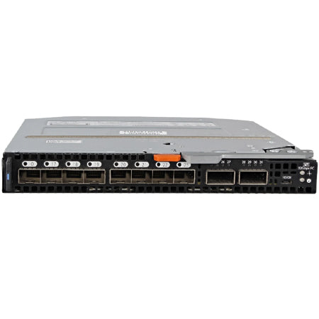 Dell 210-AOCM MXG610S 16 X Internal Ports 32GbE + 8 X External Ports 32bE + 2 X External Ports QSFP+ Rack-Mountable Fibre Channel Switch Dell Part Number: 210-AOCM