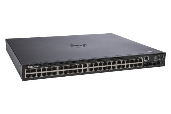 Dell 210-ASNB N1548P 48-Ports PoE+ 10/100/1000Base-T RJ-45 + 4-Ports 10GBase-X SFP+ Layer 2 Managed 1U Rack-Mountable Network Switch Dell Part Number: 210-ASNB
