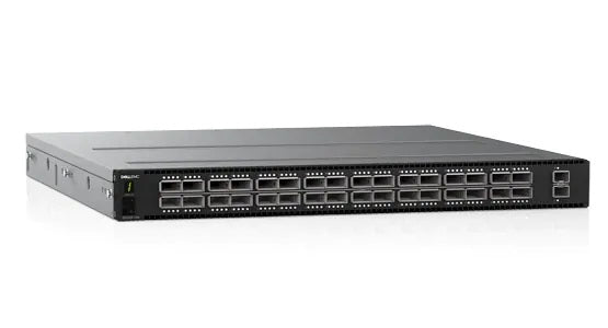Dell 210-BCVB PowerSwitch S5232F-ON 32-Ports 100GBase-X QSFP28 + 2-Ports SFP+ Layer 3 Managed 1U Rack-Mountable Gigabit Ethernet Network Switch With 2 X Psu Dell Part Number: 210-BCVB