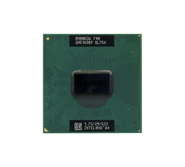 Dell 222-0497 1.73GHz 533MHz FSB 2MB L2 Cache Socket H-PBGA479/PPGA478 Intel Pentium M 740 Single-Core (1 Core) Processor Dell Part Number: 222-0497