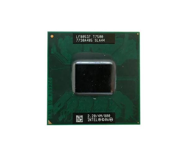 Dell 222-7944 2.20GHz 800MHz FSB 4MB L2 Cache Socket PBGA479 / PPGA478 Intel Core 2 Duo T7500 Dual-Core (2 Core) Processor Dell Part Number: 222-7944
