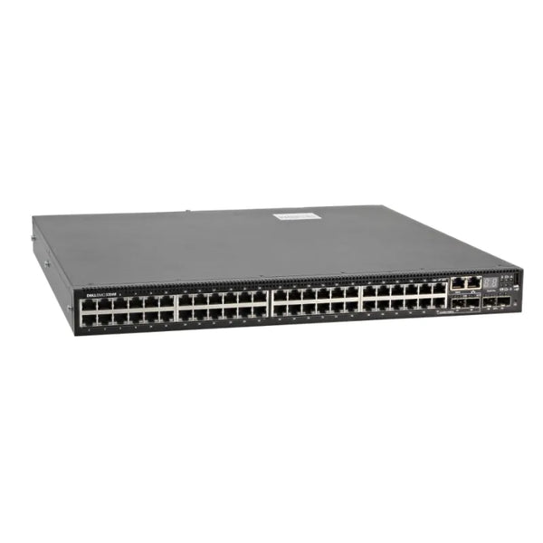 Dell 464N6 Networking S3148 48 X Port 10/100/1000Base-TX + 2 X SFP+ Ports + 2 X Combo SFP Ports Layer3 Managed Rack-Mountable Network Switch Dell Part Number: 464N6