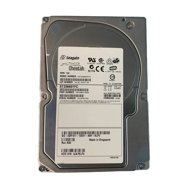 Dell 2R101 36GB 10000RPM Fibre Channel 2Gb/S 8MB Cache 40-Pin 3.5-Inch Hard Drive Dell Part Number: 2R101