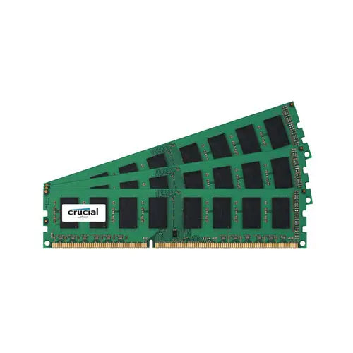 Crucial Technology CT938457 6GB Kit (3 X 2GB) DDR3-1066MHz PC3-8500 ECC Unbuffered CL7 240-Pin DIMM Memory Crucial Part Number: CT938457