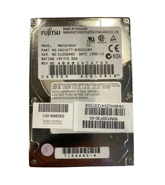HP 330969-001 4.3GB 4200RPM IDE Ultra ATA/33 (ATA-4) 2.5-Inch Hard Drive HP Part Number: 330969-001