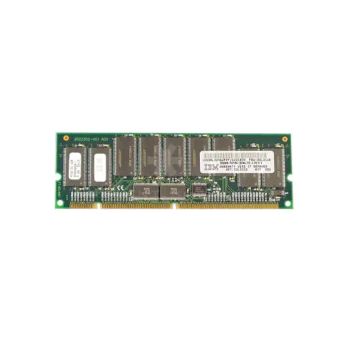 IBM 33L3116 256MB 100MHz PC100 ECC Registered CL2 168-Pin DIMM 3.3V Memory Module IBM Part Number: 33L3116