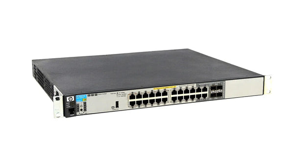 HP 3500-24G-POE 3500 Series 3500-24G-PoE 20 X RJ-45 Ports PoE 1000Base-T + 4 X Dual Personality RJ-45/SFP Mini-GBIC Ports + 1 X Open Module Slot Layer 3 Managed Rack-Mountable Stackable Gigabit Ethernet Network Yl Switch HP Part Number: 3500-24G-POE