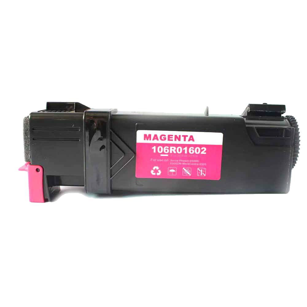 Genuine Xerox 106R01602 High-Capacity Magenta Toner Cartridge – OEM, 2,500 Page Yield for Phaser 6500 / WorkCentre 6505