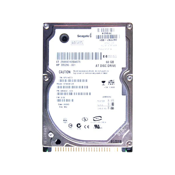 HP 395296-001 60GB 4200RPM IDE Ultra ATA-100 2.5-Inch Hard Drive HP Part Number: 395296-001