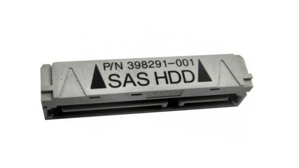 Part No: 398291-001 - HP Serial Attached SCSI (SAS) to SATA Hard Drive Adapter
