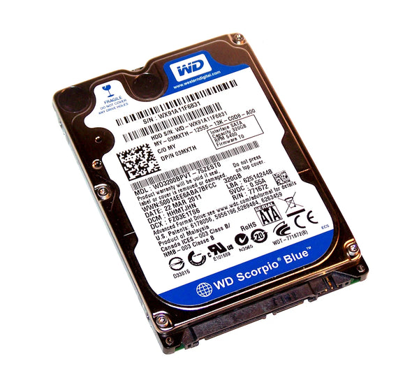 Dell 3MXTH 320GB 5400RPM SATA 3Gb/S 8MB Cache 2.5-Inch Hard Drive Dell Part Number: 3MXTH