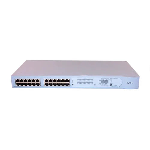 3Com 3C16464C SuperStack II Baseline 24 X RJ-45 Ports 10/100Base-TX Layer 2 Unmanaged Rack-Mountable Fast Ethernet Network Switch 3Com Part Number: 3C16464C