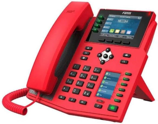 Fanvil X5U Red-V2 16-Line Mid-Level IP Phone