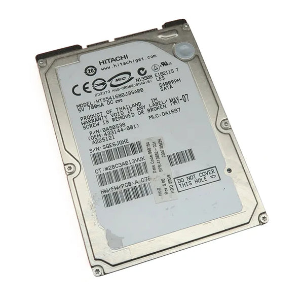 HP 413852-001 80GB 5400RPM SATA 1.5Gb/S 8MB Cache 2.5-Inch Hard Drive With Tray HP Part Number: 413852-001