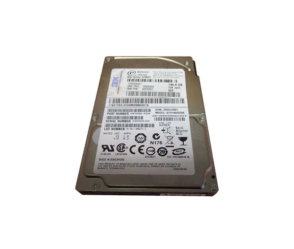 IBM 42D0421 146GB 10000RPM SAS 3Gb/S 16MB Cache 2.5-Inch Hard Drive IBM Part Number: 42D0421