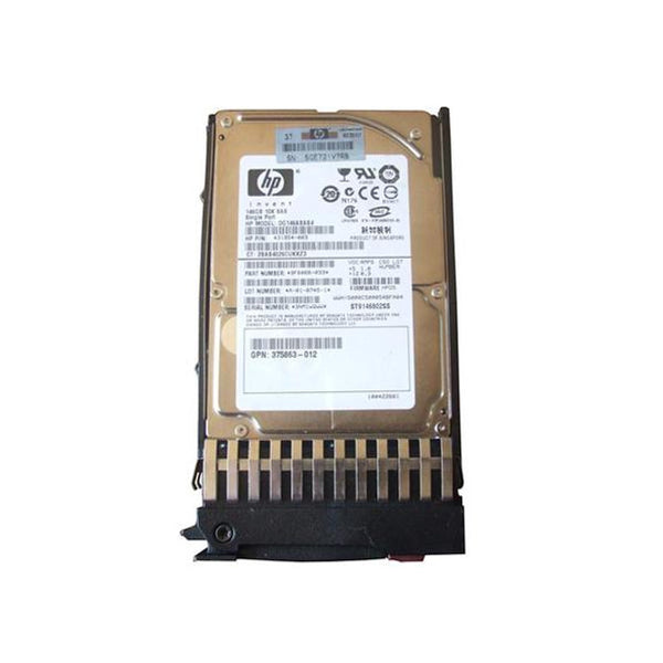 Part No: 431958-S21 - HP 146GB 10000RPM SAS 3GB/s Hot-Pluggable Single Port 2.5-inch Hard Drive