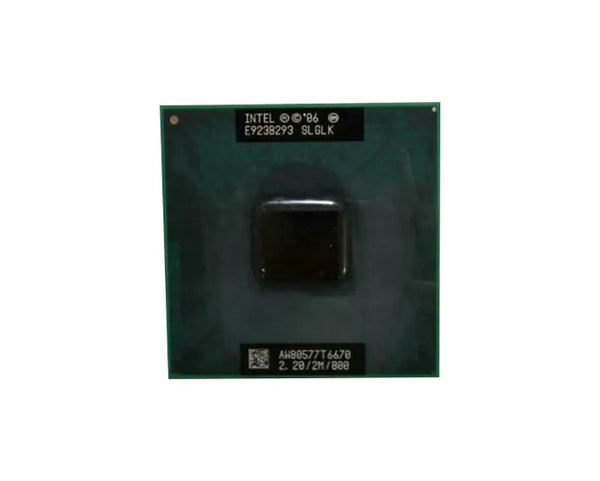 Dell 45GPV 2.20GHz 800MHz FSB 2MB L2 Cache Socket PGA478 Intel Core 2 Duo T6670 Dual Core Processor Dell Part Number: 45GPV
