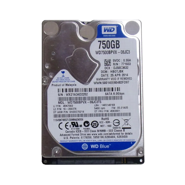 Lenovo 45K0681 750GB 5400RPM SATA 6Gb/S 2.5-Inch Hard Drive Lenovo Part Number: 45K0681
