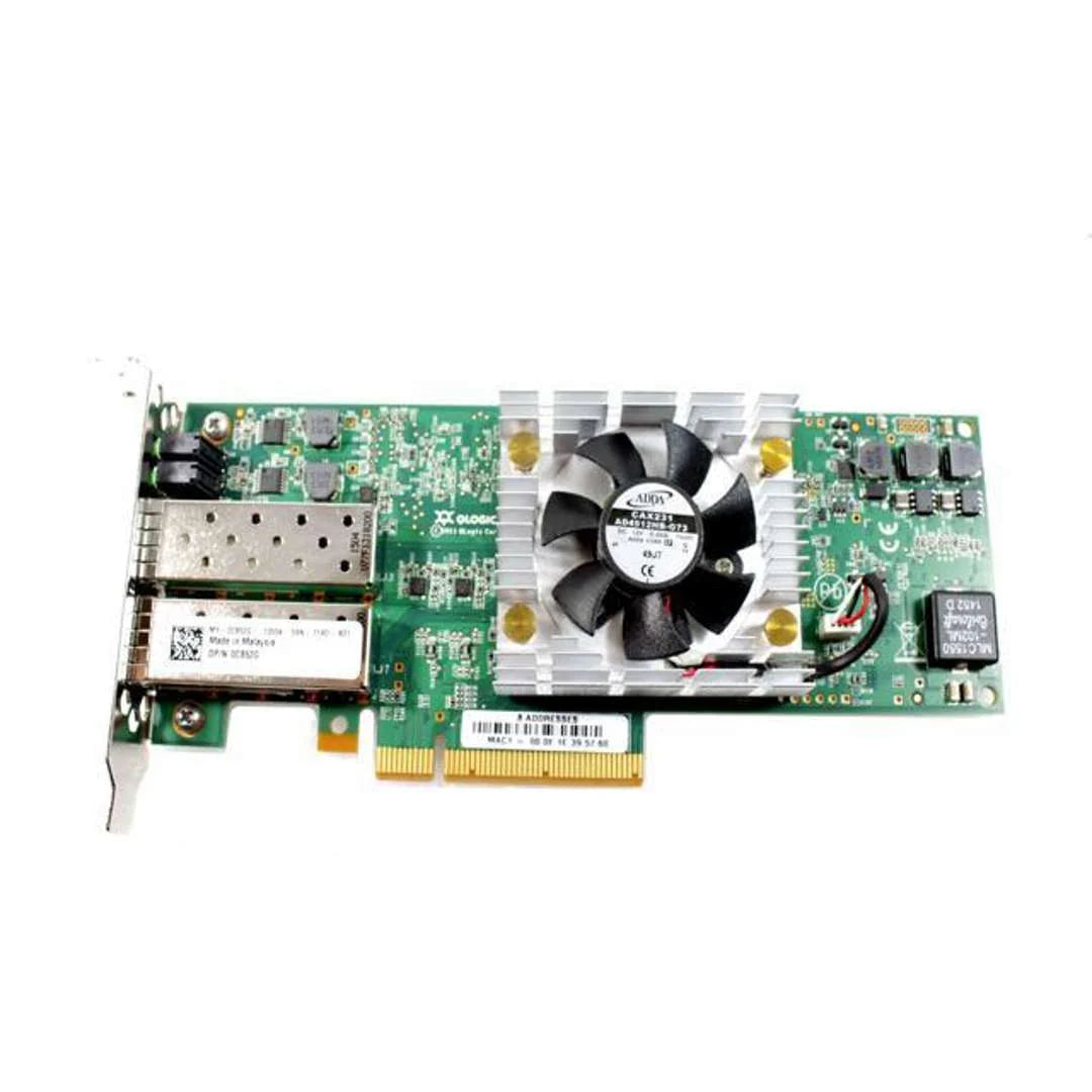 QLogic QLE8262 Dual-Port 10GbE SFP+ PCIe 2.0 Converged Network Adapter | PowerEdge Blade Compatible