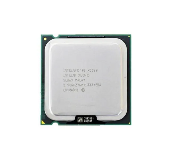 HP 463434-L21 2.50GHz 1333MHz FSB 6MB L2 Cache Socket LGA775 Intel Xeon X3320 Quad-Core (4 Core) Processor Kit For ProLiant DL320 G5p HP Part Number: 463434-L21