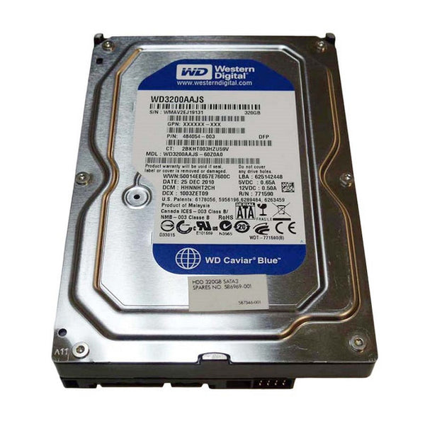 Part No: 484054-003 - HP 320GB 7200RPM SATA 3Gbps NCQ 3.5-inch Internal Hard Drive