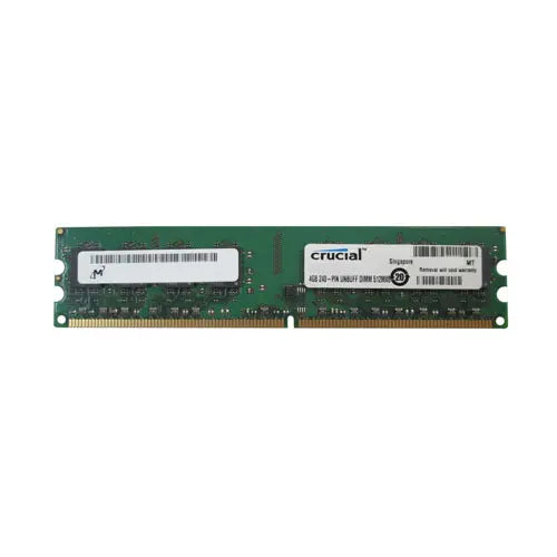 Crucial CT552848 4GB DDR2-667MHz PC2-5300 ECC Fully Buffered CL5 240-Pin DIMM Memory Module Upgrade For Supermicro SUPER X7DBE Crucial Part Number: CT552848