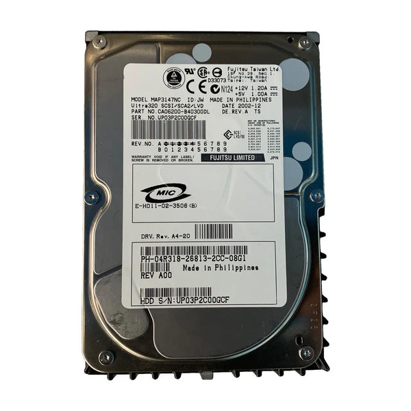 Dell 4R318 146GB 10000RPM Ultra320 SCSI Hot-Pluggable 8MB Cache 3.5-Inch Hard Drive With Tray For PowerEdge Server & PowerVault Storage Array Dell Part Number: 4R318