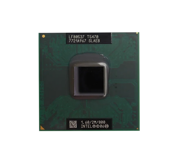 HP 500007-001 1.60GHz 800MHz FSB 2MB L2 Cache Socket PPGA478 Intel Core 2 Duo T5470 Dual-Core (2 Core) Processor HP Part Number: 500007-001