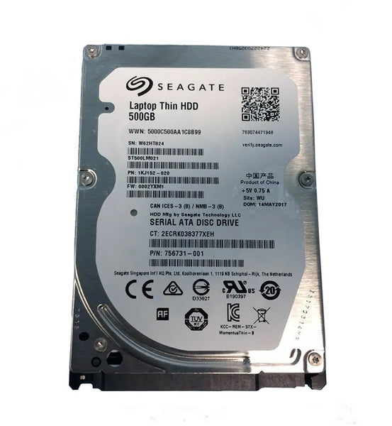 HP 5000C500AA1C8B99 500GB 7200RPM SATA 6Gb/S 32MB Cache 2.5-Inch Hard Drive HP Part Number: 5000C500AA1C8B99