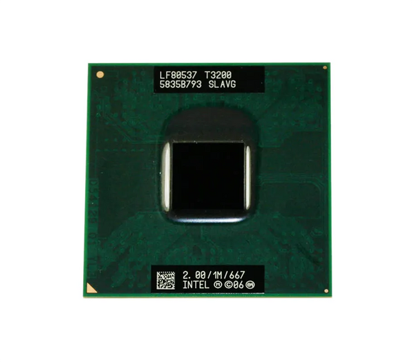 HP 504783-001 2.00GHz 667MHz FSB 1MB L2 Cache Socket PPGA478 Intel Pentium T3200 Dual-Core (2 Core) Processor HP Part Number: 504783-001