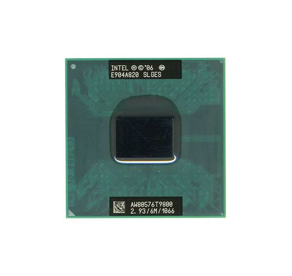 HP 507951-001 2.93GHz 1066MHz FSB 6MB L2 Cache Socket BGA479-PGA478 Intel Core 2 Duo T9800 Dual-Core (2 Core) Processor HP Part Number: 507951-001