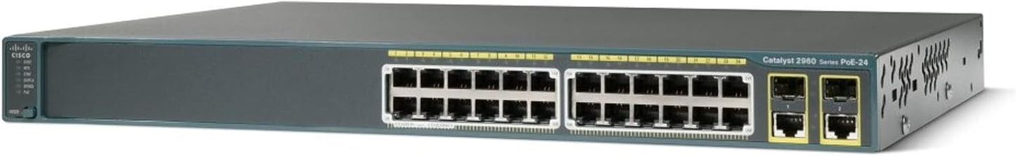 Cisco WS-C2960-24TC-S Catalyst 2960 24-Port 10/100 Ethernet Switch – 2