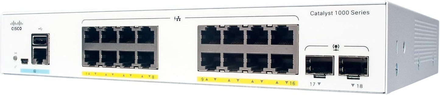 Cisco  Network Switch C1000-16P-2G-L