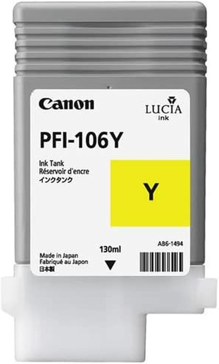 Canon PFI-106Y Yellow Ink Cartridge 6624B001AA