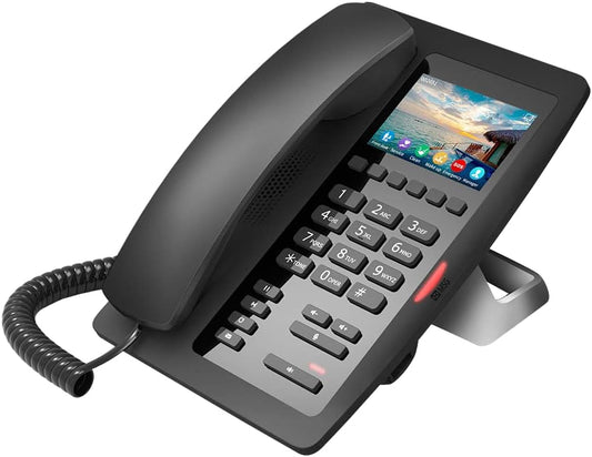 Fanvil H5W Wi-Fi IP Phone 3.5 Color Screen with 2 SIP Lines Ideal to Hospital, Shopping mall, Hotel (Black)