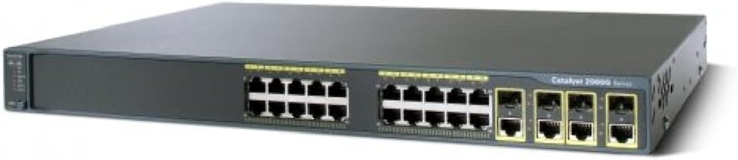 Cisco WS-C2960G-24TC-L Catalyst 2960 20-Port Gigabit Managed Switch WS-C2960G-24TC-L