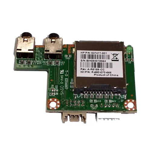 HP 537477-001 Memory Card Reader 43617 HP Part Number: 537477-001