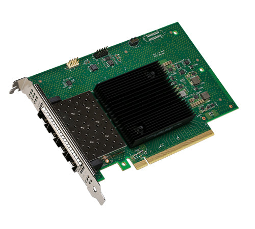 Dell 540-BCZY 4-Port 25GBase-X 25Gb/S SFP28 PCI Express 4.0 X16 Full Height Network Adapter Dell Part Number: 540-BCZY