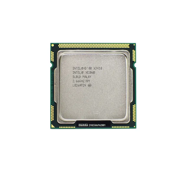 HP 590324-001 2.66GHz 2.50GT/S DMI 8MB L3 Cache Socket LGA1156 Intel Xeon X3450 Quad-Core (4 Core) Processor HP Part Number: 590324-001