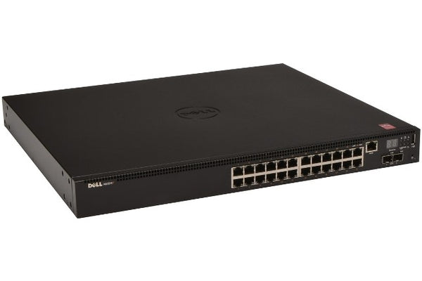 Dell 5RFWR Networking N2024P 24-Ports 1000Base-T PoE+ + 2-Ports 10G Ethernet SFP+ 1U Layer2 Managed Gigabit Ethernet Switch Dell Part Number: 5RFWR