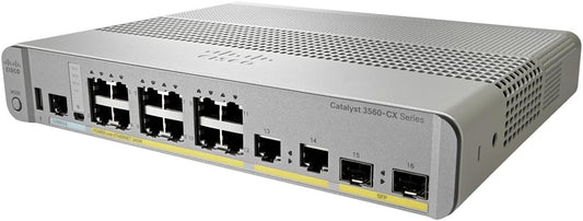 Cisco Catalyst 3560CX-12PC-S Compact 12-Port Gigabit PoE+ Managed Switch WS-C3560CX-12PC-S